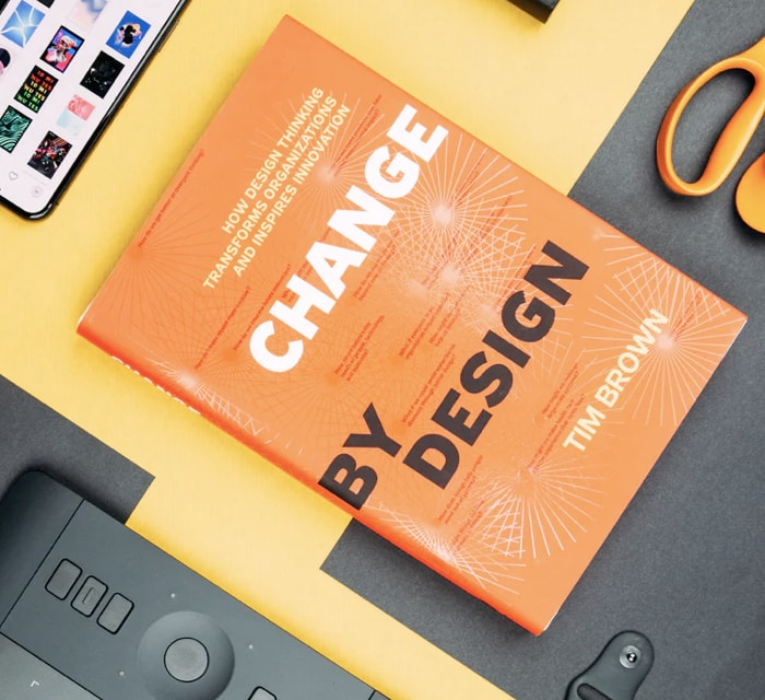 A book cover designed for Tim Brown’s new release, ‘Change’
