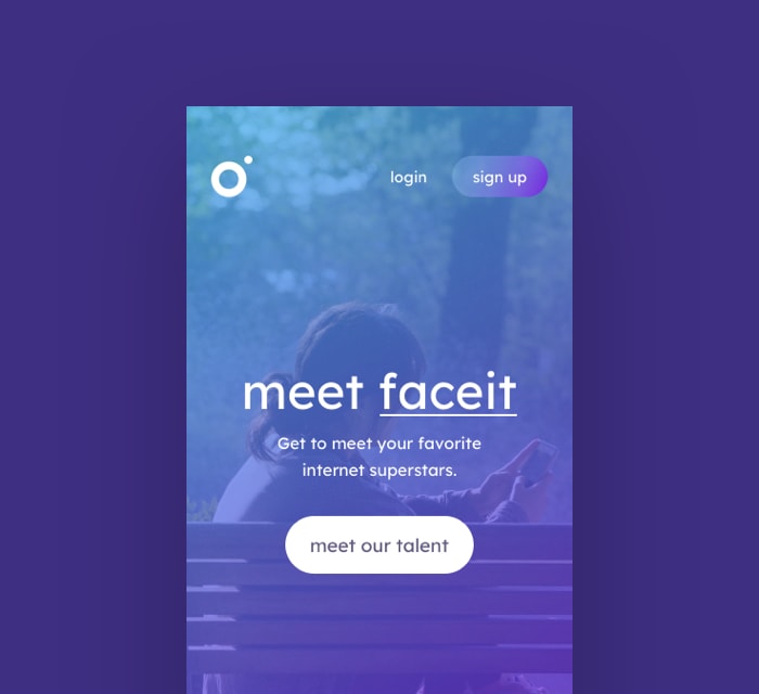 Get to meet your favorite internet superstar with the faceit app